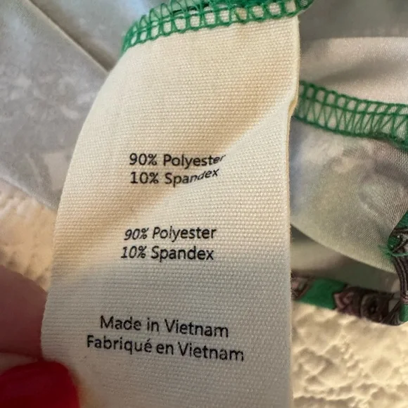 Green Paisley Women's wrap Dress - Picture 10 of 10